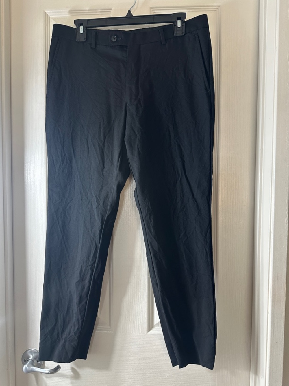 John Varvatos Slim Black Dress Pants
